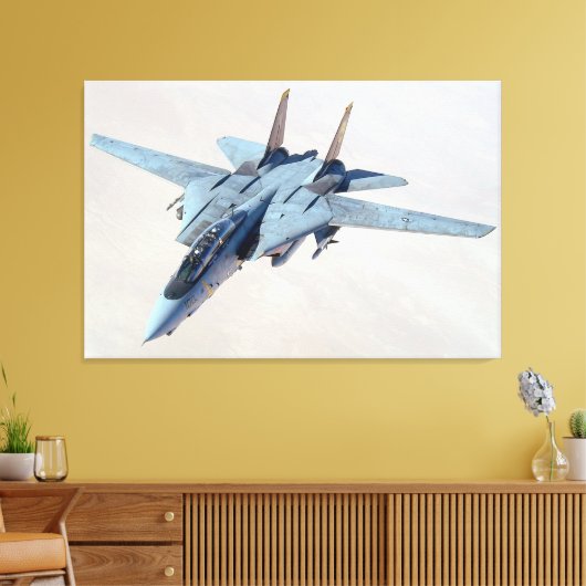 F-14 TOMCAT 32x48 Canvas Afdruk (Insitu (Woonkamer))