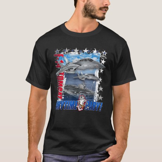F-14 Tomcat Anytime Baby Jet T-shirt (Voorkant)