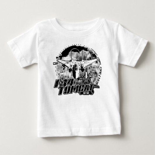 F-14 Tomcat Baby Romper T-shirt (Voorkant)