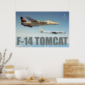 F-14 TOMCAT "BEER" POSTER (Keuken)