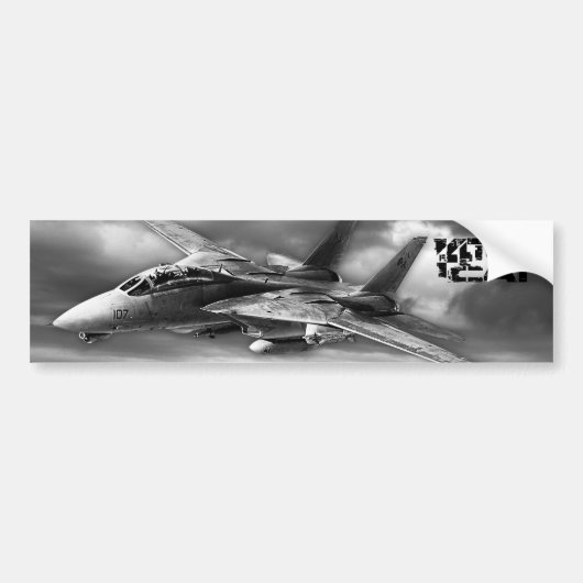 F-14 Tomcat Bumpersticker Bumpersticker (Voorkant)
