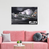 F-14 Tomcat Canvas Afdruk (Insitu (Woonkamer))