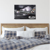 F-14 Tomcat Canvas Afdruk (Insitu (Slaapkamer))