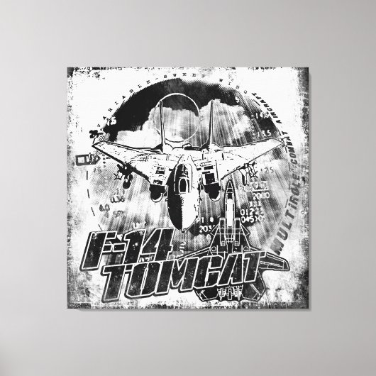 F-14 Tomcat Canvas Afdrukken Uitgerekt Canvas Afdr (Voorkant)