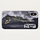 F-14 Tomcat Case-Mate iPhone Case (Achterkant (horizontaal))