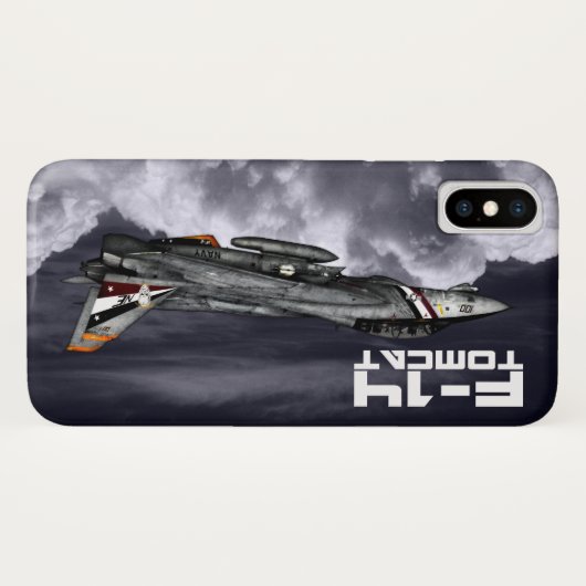 F-14 Tomcat Case-Mate iPhone Case (Achterkant (horizontaal))