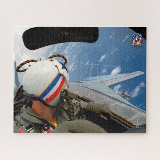 F-14 TOMCAT "CHECK SIX" (16x20 inch) Legpuzzel (Horizontaal)