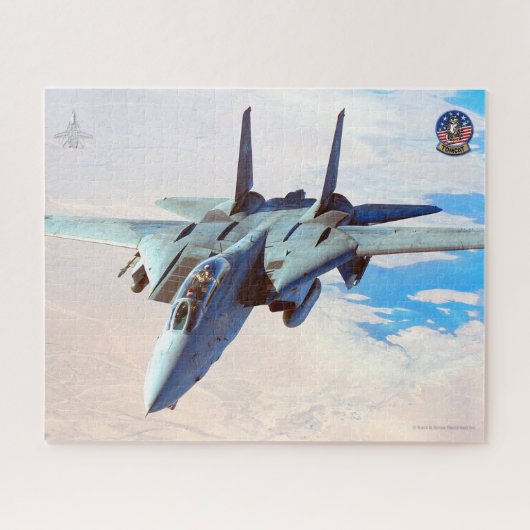 F-14 TOMCAT "DESERT PATROL" (16x20 inch) Legpuzzel (Horizontaal)