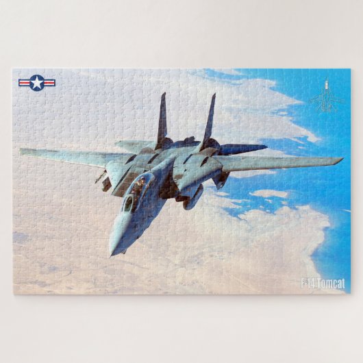 F-14 TOMCAT "DESERT PATROL" (20x30 inch) Legpuzzel (Horizontaal)