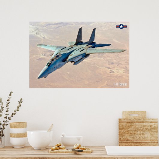 F-14 TOMCAT "DESERT PATROL" POSTER (Keuken)