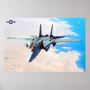 F-14 TOMCAT "DESERT PATROL" POSTER