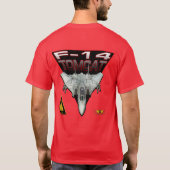F-14 Tomcat - Donkerkleurig T-shirt (Achterkant)