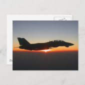 F 14 Tomcat Fighter Jet Briefkaart (Voorkant / Achterkant)