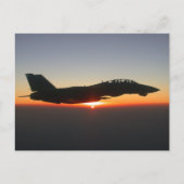 F 14 Tomcat Fighter Jet Briefkaart (Voorkant)