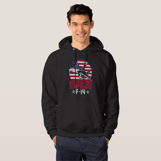 F 14 Tomcat Fighter Jet Hoodie (Voorkant volledig)