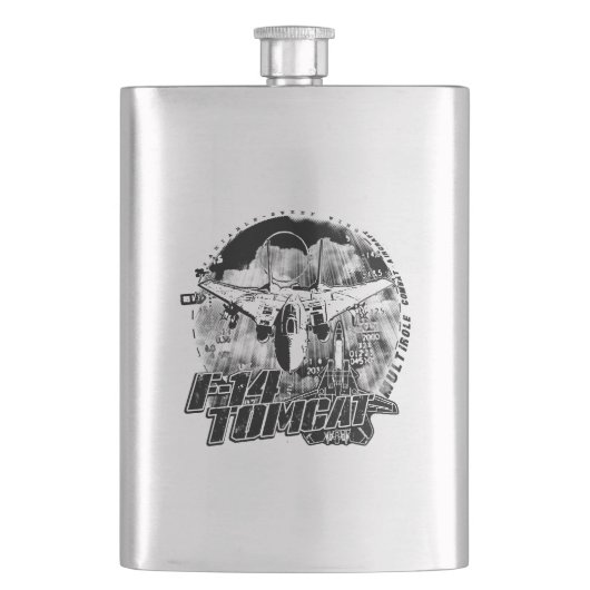 F-14 Tomcat Flask Classic Flask Flacon (Voorkant)
