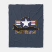 F-14 Tomcat Fleece Deken (Voorkant)