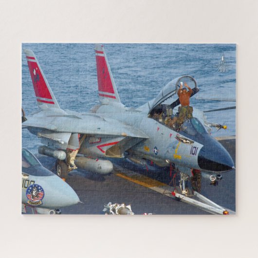 F-14 TOMCAT "FLIGHTDECK" (16x20 inch) Legpuzzel (Horizontaal)