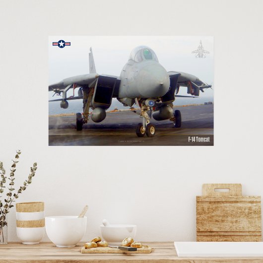 F-14 TOMCAT "FLIGHTDECK" POSTER (Keuken)