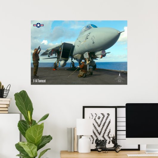 F-14 TOMCAT "FLIGHTDECK" POSTER (Thuiskantoor)