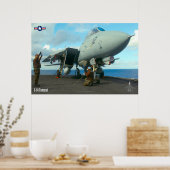 F-14 TOMCAT "FLIGHTDECK" POSTER (Keuken)