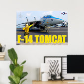 F-14 TOMCAT "FLIGHTDECK" POSTER (Thuiskantoor)