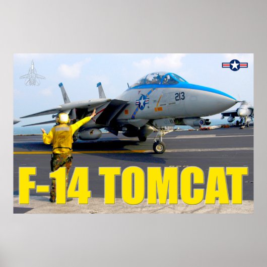 F-14 TOMCAT "FLIGHTDECK" POSTER (Voorkant)