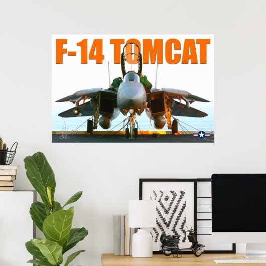 F-14 TOMCAT "FLIGHTDECK" POSTER (Thuiskantoor)