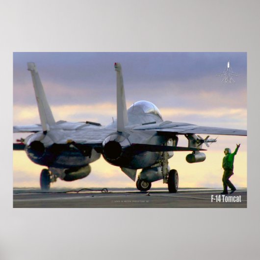 F-14 TOMCAT "FLIGHTDECK" POSTER (Voorkant)