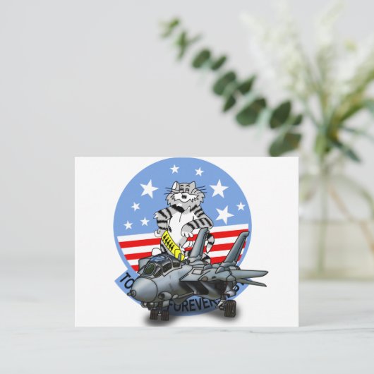 F-14 TOMCAT Forever Briefkaart (Staand voorkant)