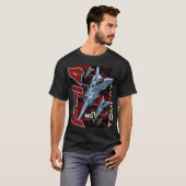 F-14 Tomcat gevechtsvliegtuig T-shirt (Voorkant volledig)