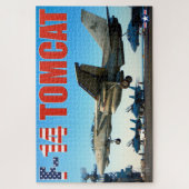 F-14 TOMCAT "HAAK NAAR BENEDEN" (20x30 inch) Legpuzzel (Verticaal)