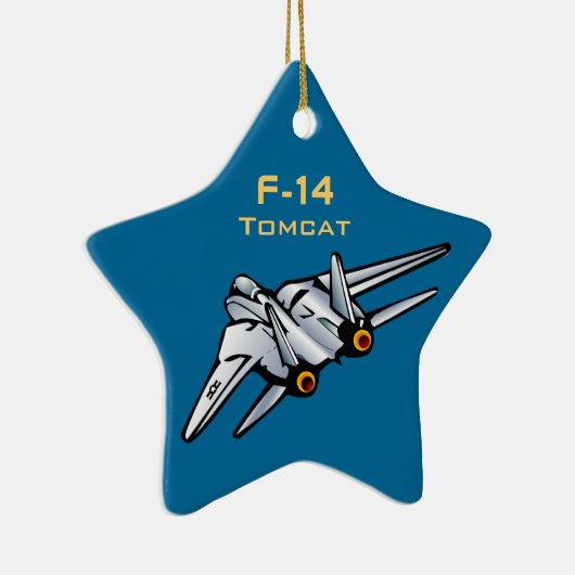 F-14 Tomcat Jet Vliegtuig Keramisch Ornament (Rechts)