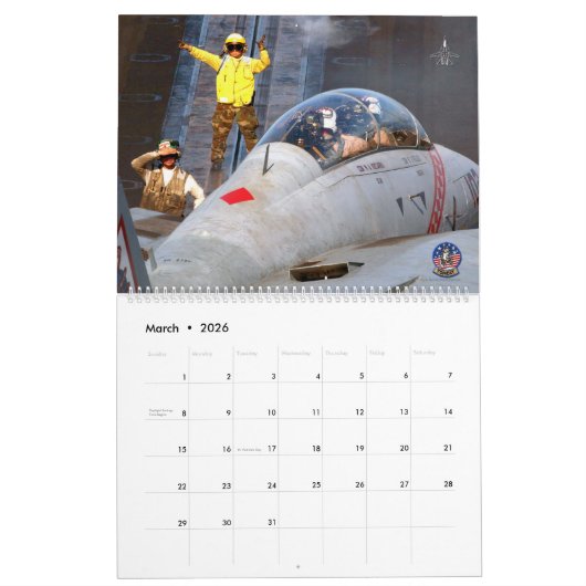 F-14 TOMCAT Kalender (Mar 2026)