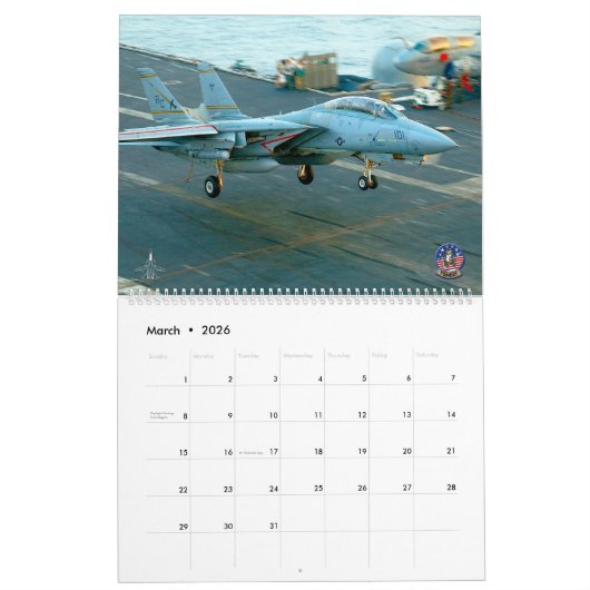 F-14 TOMCAT Kalender (Mar 2026)