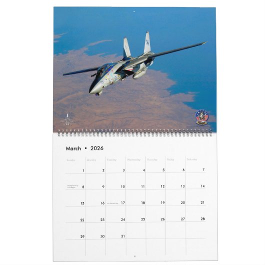 F-14 TOMCAT Kalender (Mar 2026)