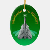 F-14 Tomcat Keramisch Ornament (Voorkant)