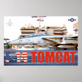 F-14 TOMCAT "LAUNCH" POSTER (Voorkant)