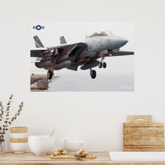 F-14 TOMCAT "LAUNCH" POSTER (Keuken)