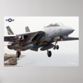 F-14 TOMCAT "LAUNCH" POSTER (Voorkant)