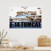 F-14 TOMCAT "LAUNCH" POSTER (Keuken)