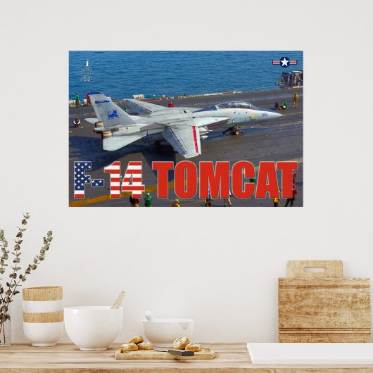 F-14 TOMCAT "LAUNCH" POSTER (Keuken)