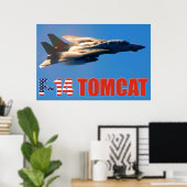 F-14 TOMCAT "MACH RUN" POSTER (Thuiskantoor)