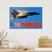 F-14 TOMCAT "MACH RUN" POSTER (Keuken)