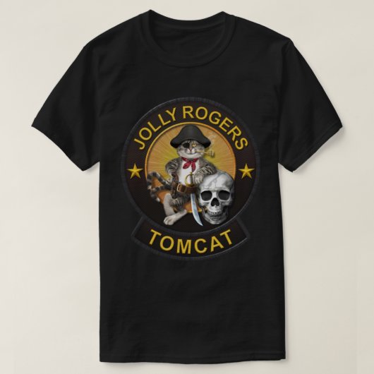 F-14 Tomcat Mascot Jolly Roger 2 T-shirt (Design voorkant)