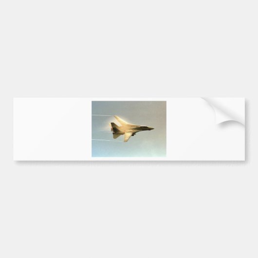 F-14 TOMCAT MET VAPOR BUMPERSTICKER (Voorkant)