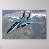 F-14 Tomcat met vleugels zonder Poster (Voorkant)