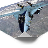 F-14 Tomcat met vleugels zonder Poster (Hoek)