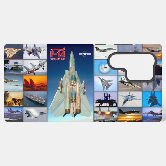 F-14 TOMCAT "MONTAGE" SAMSUNG GALAXY HOESJE (Achterkant horizontaal)