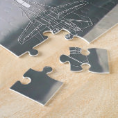 F-14 TOMCAT "NAVERBRANDER" (20x30 inch) Legpuzzel (Zijkant)